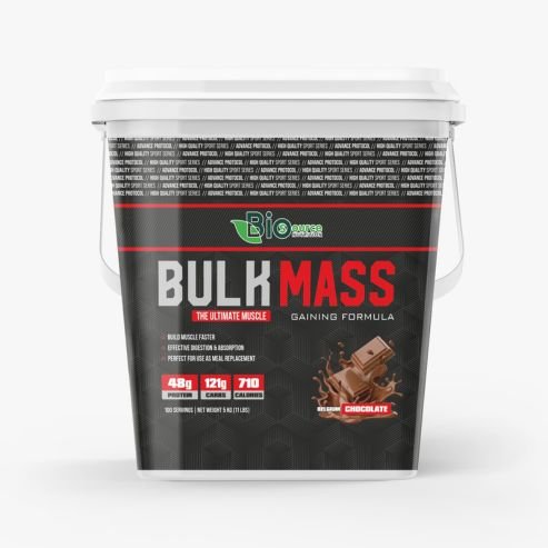 Biosource Nutrition Bulk Mass Gainer Chocolate 5kg, 11lbs