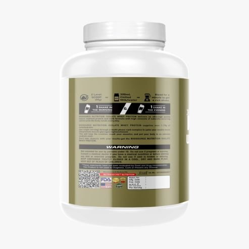 Biosource Nutrition Isolate Whey Protein, Chocolate 2kg - Image 2