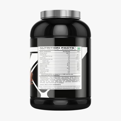 Biosource Nutrition Mega Mass Gainer 3kg Chocolate - Image 2