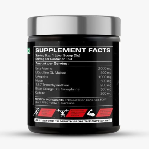 Biosource Nutrition Karama Pre-Workout Cola Float 250gm - Image 3