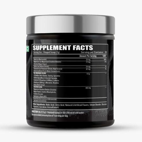 Biosource Nutrition Venom Pre-Workout Lemon Banta 210gm - Image 2