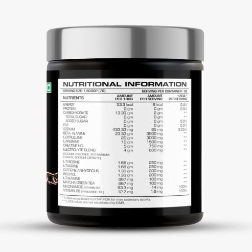 Biosource Wolf Pre-Workout, Fruit Punch, 210gm - Image 2