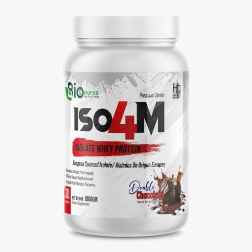 Biosource Nutrition ISO 4M Whey Protein, Double Chocolate 1000gm