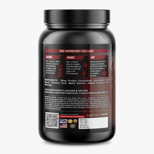 Biosource Nutrition Shadow of Blood Whey Protein Cookies Cream 1kg - Image 2